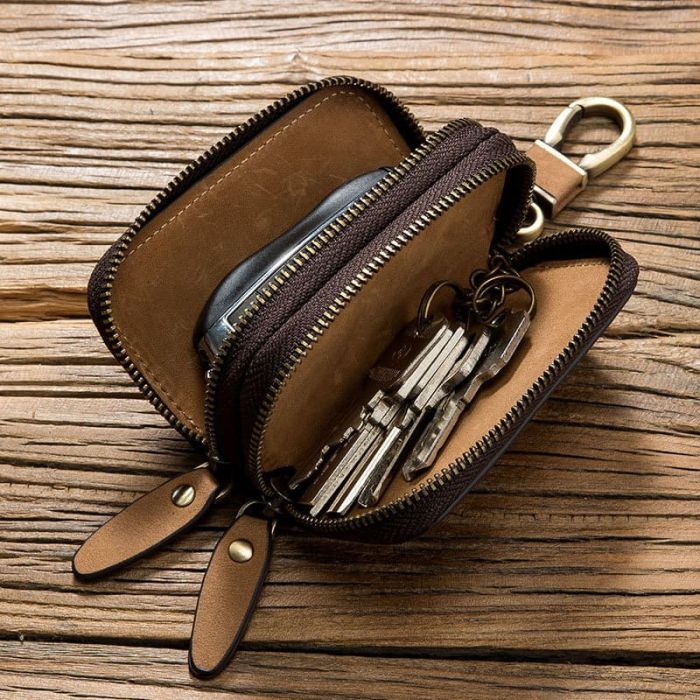 Schlüsseltasche Auto Leder Autoschlüssel Hülle Schlüsselmäppchen 
