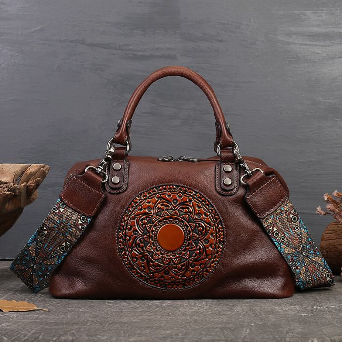 leder umhängetasche damen vintage