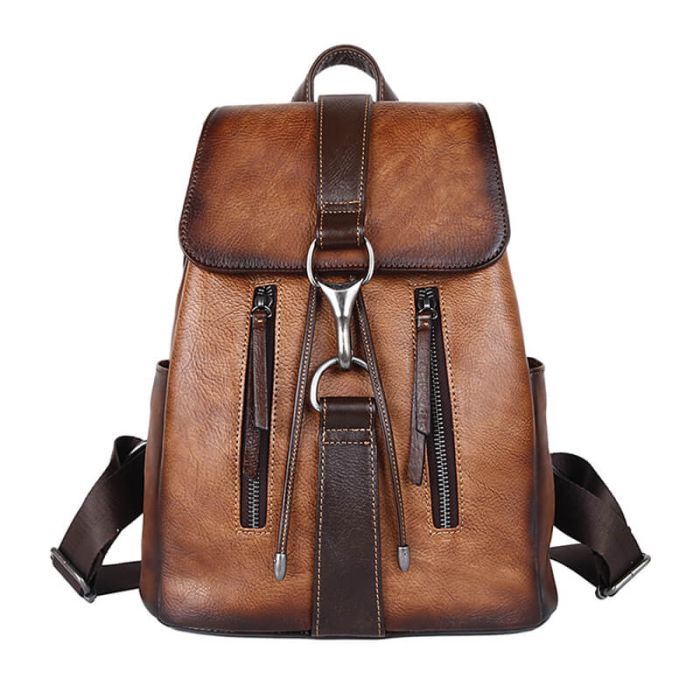 leder rucksack damen vintage