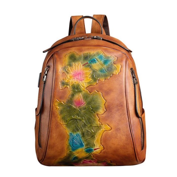 rucksack blumen damen