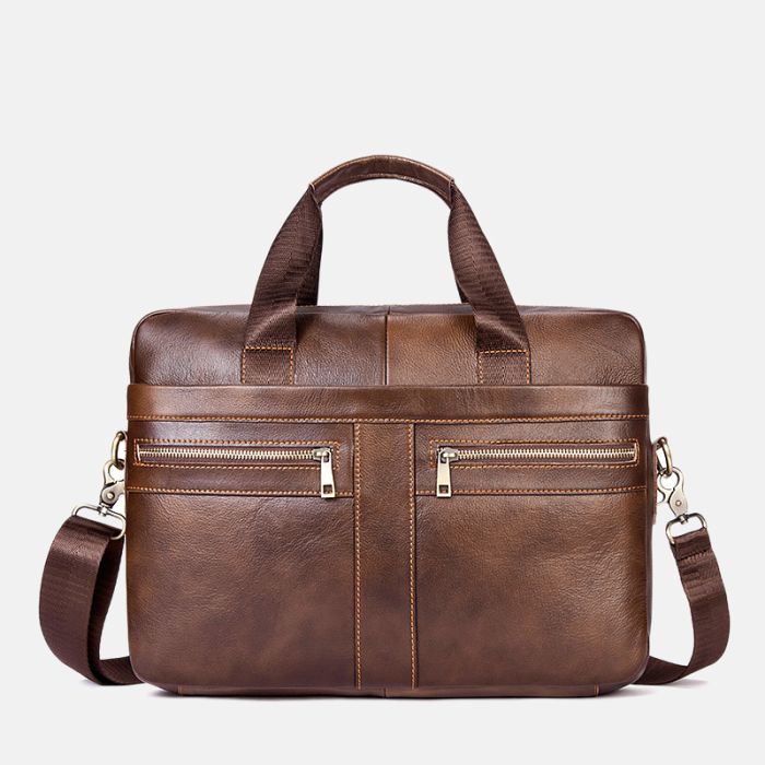 umhängetasche herren braun leder