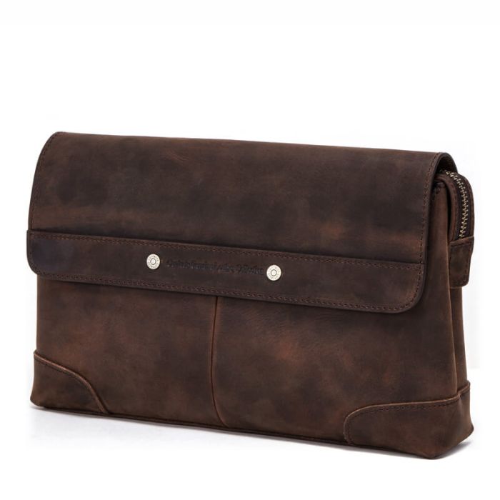 herren clutch leder