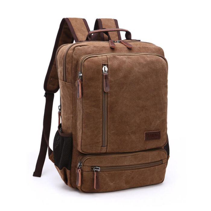 unisex canvas rucksack