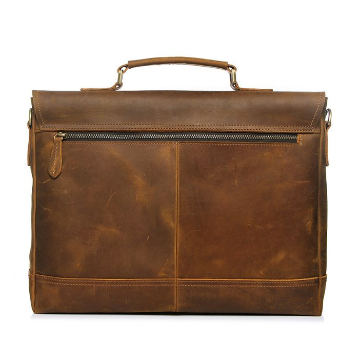 Umhängetasche Herren Leder Vintage Businesstasche Laptoptasche