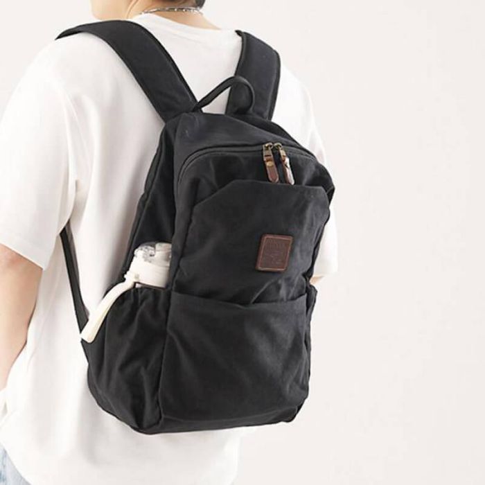 groß Rucksack Herren Canvas für Reisen mit Laptopfach